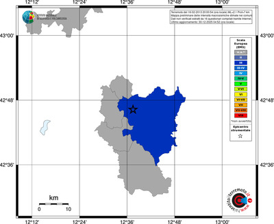 Mappa EMS - territori comuni