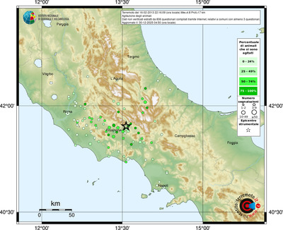 Mappa comuni con almeno 3 questionari