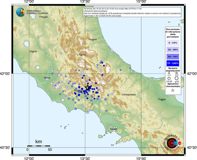 Mappa comuni con almeno 3 questionari