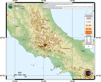 Mappa comuni con almeno 3 questionari