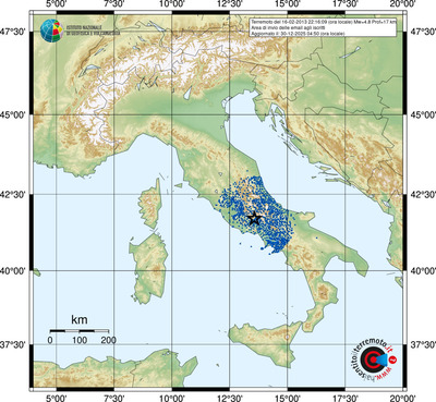 Area di invio delle email agli iscritti