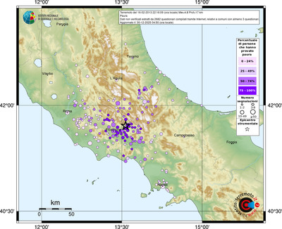 Mappa comuni con almeno 3 questionari