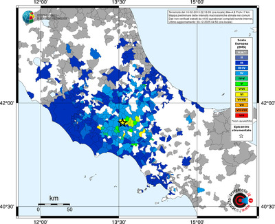 Mappa EMS - territori comuni