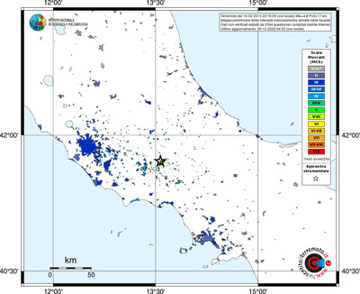 Mappa MCS - territori località