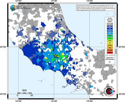 Mappa MCS - territori comuni