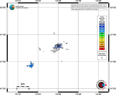 Mappa MCS - territori località