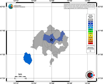 Mappa MCS - territori comuni