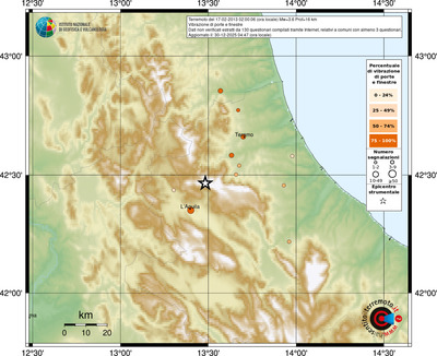 Mappa comuni con almeno 3 questionari