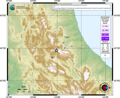 Mappa comuni con almeno 3 questionari