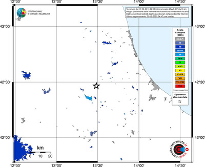 Mappa EMS - territori località