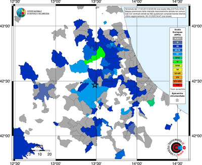 Mappa EMS - territori comuni