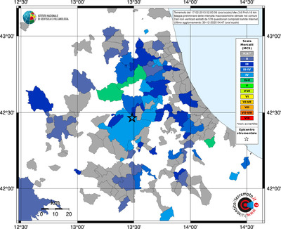 Mappa MCS - territori comuni