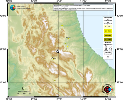 Mappa comuni con almeno 3 questionari