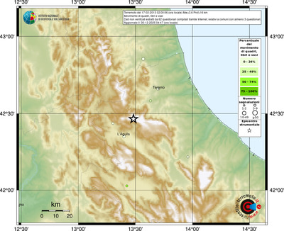 Mappa comuni con almeno 3 questionari