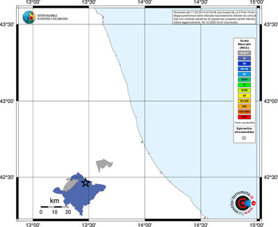 Mappa MCS - territori comuni