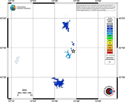 Mappa EMS - territori località