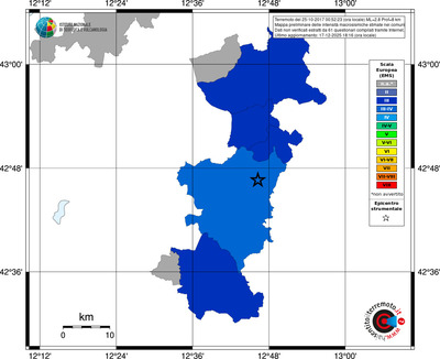 Mappa EMS - territori comuni