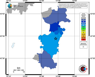 Mappa MCS - territori comuni