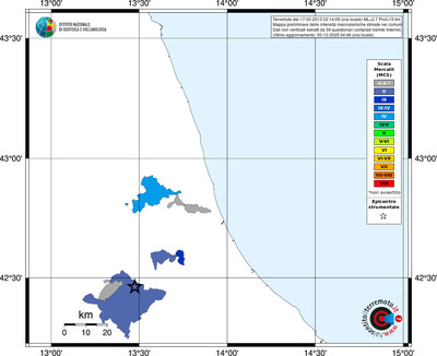 Mappa MCS - territori comuni