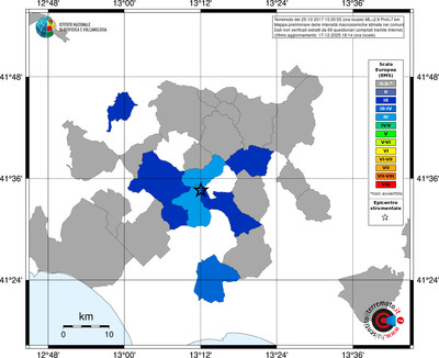 Mappa EMS - territori comuni