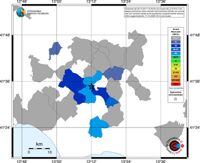 Mappa MCS - territori comuni