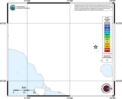 Mappa EMS - territori località