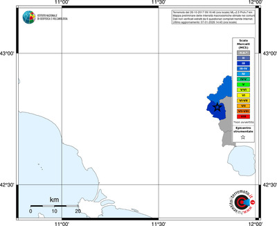 Mappa MCS - territori comuni