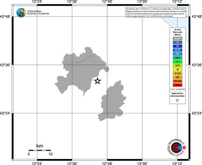 Mappa MCS - territori comuni