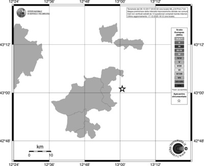 Mappa EMS - territori comuni