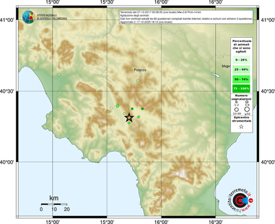 Mappa comuni con almeno 3 questionari