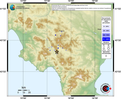 Mappa comuni con almeno 3 questionari
