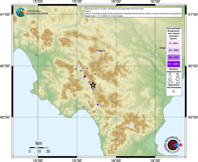 Mappa comuni con almeno 3 questionari