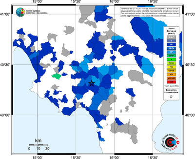 Mappa EMS - territori comuni