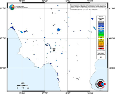 Mappa MCS - territori località