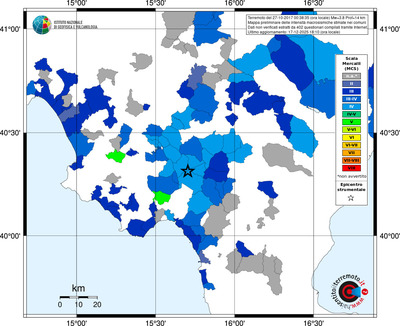 Mappa MCS - territori comuni