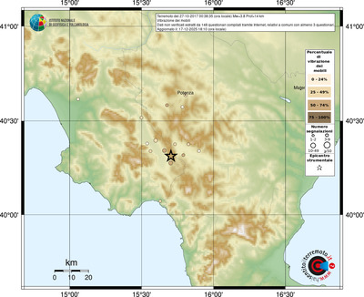 Mappa comuni con almeno 3 questionari