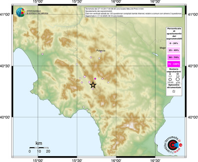 Mappa comuni con almeno 3 questionari