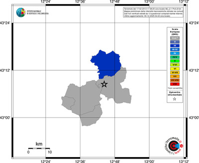 Mappa EMS - territori comuni