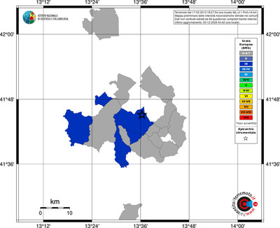 Mappa EMS - territori comuni