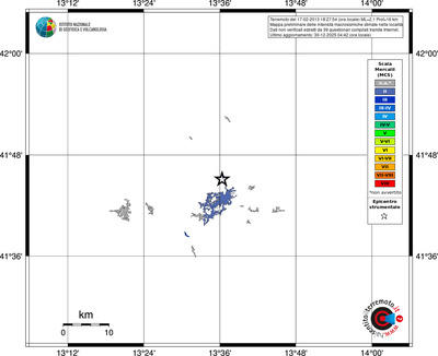 Mappa MCS - territori località