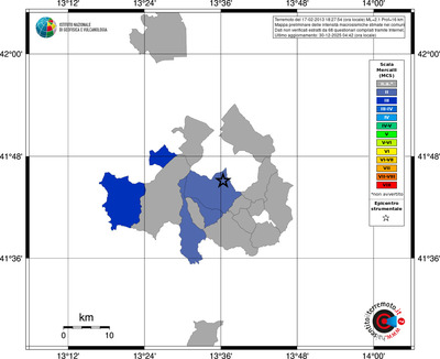 Mappa MCS - territori comuni
