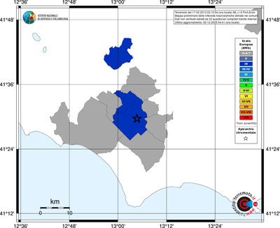 Mappa EMS - territori comuni
