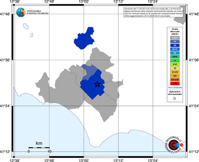 Mappa MCS - territori comuni