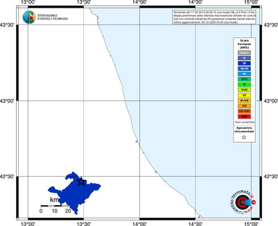 Mappa EMS - territori comuni