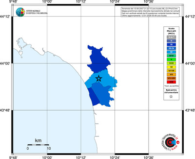 Mappa MCS - territori comuni