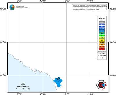 Mappa MCS - territori comuni