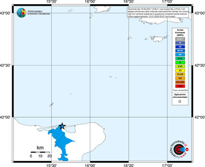 Mappa EMS - territori comuni