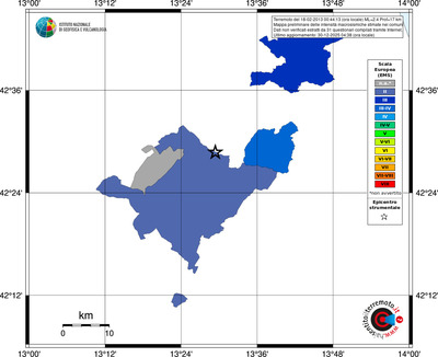Mappa EMS - territori comuni