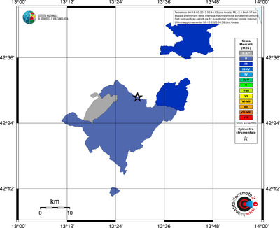 Mappa MCS - territori comuni