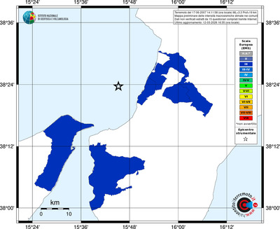 Mappa EMS - territori comuni